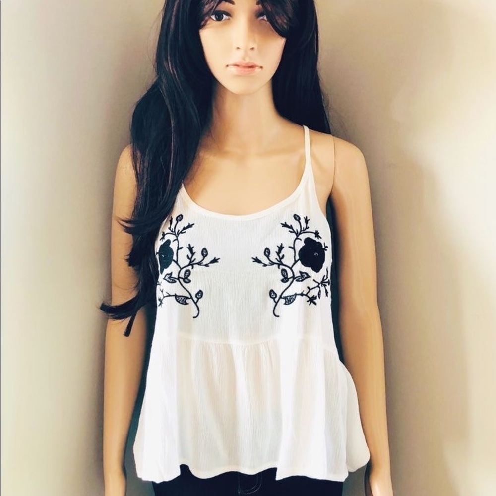 Floral Embroidery Lace Spring/Summer Top